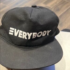 Black 'EVERYBODY' Logic Snapback